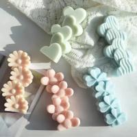 Molde De Silicona 3D Para Velas Y Sabos En Forma De Girasol Trébol De Cuatro Hojas Cactus Y Corazón Ideal Para Decoración De Boda Y Día De San Valentín - details 0