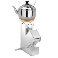 Estufa De Madera Mini Para Camping Portátil Adecuada Para Tienda De Tela De Campaña Quemador Desmontable De Acero Inoxidable Rocket Stove Grill De Bolsillo Para Picnic - details 9
