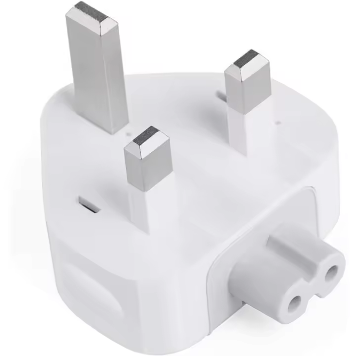 Adaptador de corriente CA para cargador de Reino Unido, enchufe de repuesto, convertidor, enchufe de pared estándar de 3 pines, para iPhone 14 - 1