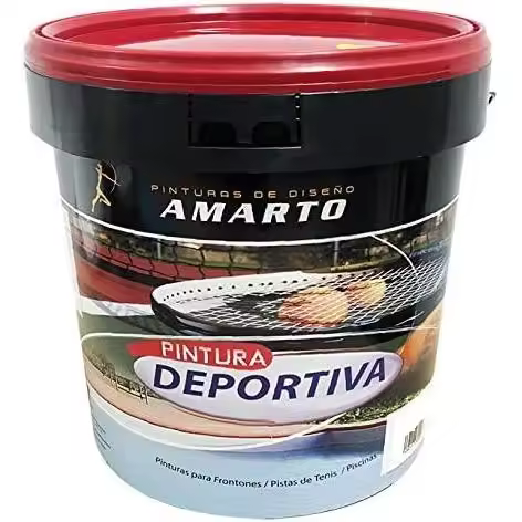 Amarto Pintura deportiva Rojo tenis 4 Lt - 1