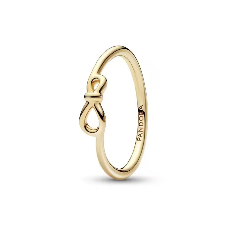 168898C00 - Anillo con un recubrimiento en oro de 14k Nudo Infinito Pandora 168898C00 PANDORA Silver  Anillo Pandora original - 1