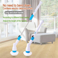 Cepillo De Limpieza Eléctrico Con Varilla Telescopio Cepillo Giratorio Para Cocina Y Baño Herramientas De Limpieza Doméstica - details 7