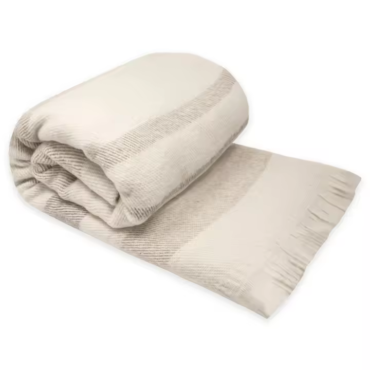 Vipalia - Plaid Manta para Cama o Sofá Algodón Suave. Colcha cubre cama Modelo Sarga - 1