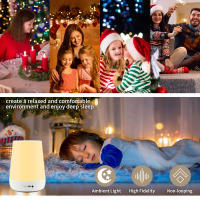 Máquina Inteligente de ruido blanco para dormir para bebés, luces nocturnas coloridas, 34 sonidos calmantes, compatible con aplicación de Control remoto - details 7