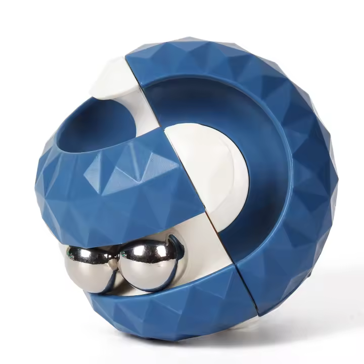 Laberinto de bolas con forma de Cubo giratorio, juguetes para aliviar la Ansiedad y el estrés, giroscope with TIP de Dedo, juegos Educativos Interactivos para niños y adultos. - 1