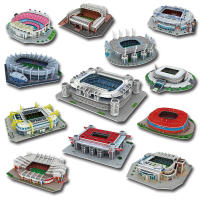 Puzzle De Papel 3D Estadio De Fútbol DIY Juguete Educativo Para Niños Desarrollo Inteligente Regalos De Navidad Construcción - details 15