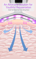 Dispositivo de belleza del cuello de siete colores claros, dispositivo de belleza de arrugas del cuello, dispositivo de dilución de arrugas del cuello, dispositivo de protección del cuello, dispositivo de masaje del cuello de calentamiento por compresa ca - details 2