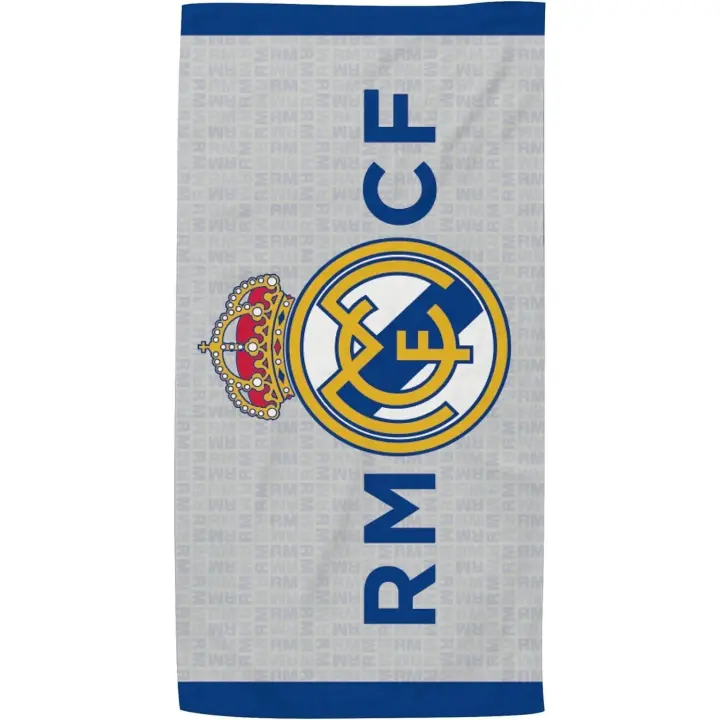 TOALLA PLAYA O PISCINA REAL MADRID MICROFIBRA TAMAÑO 140X70CM. ARDITEX - 1