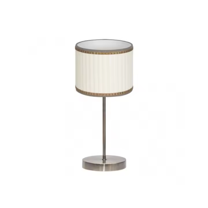 Fabrilamp - Sobremesa Soprano 1xe14 Cuero/beis 44x17x17 Cm - 1