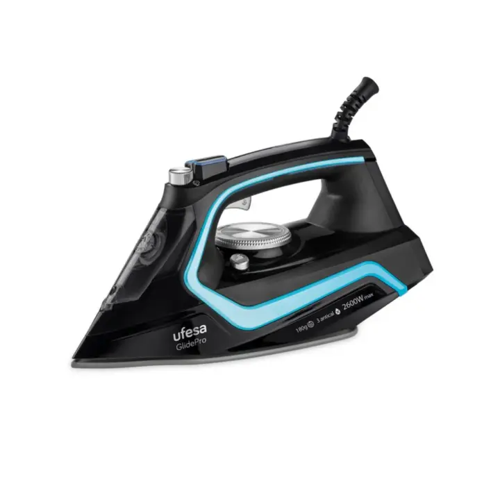 Plancha de vapor Ufesa PV2600 Glide Pro 2600W 280ml negro/azul - 1