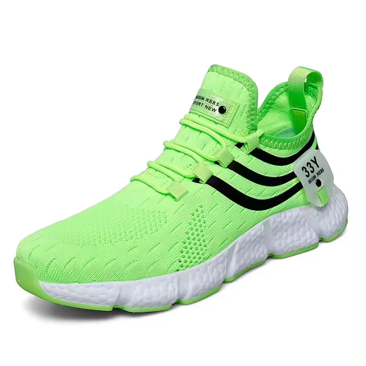 Zapatillas De Tenis Para Hombre 2024 Malla Transpirable Y Cómodas Zapatos Casuales De Exterior With Cordones - 1