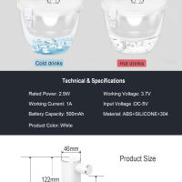 Dispensador De Alcohol Inteligente Cuantitativo Profesional Bomba Eléctrica De Whiskey De Alta Gama Ajustable Decantador De Vino Eco-amigable - details 5