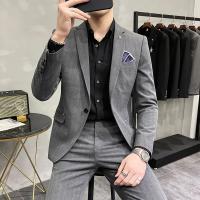 Traje De Boda Para Hombre De Alta Calidad Dos Piezas Traje De Negocios Casual Banquete Ensemble De Lujo Con Pantalones - details 19