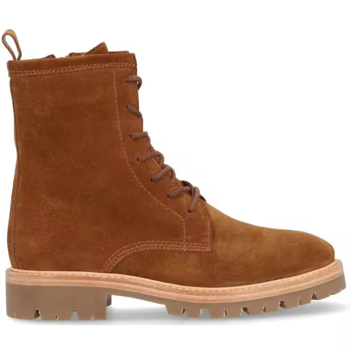 Bota Alpe Militare En Piel Con Cordones - 1