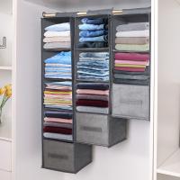 Organizador De Armario Colgante Con Estante Para Ropa Y Cuellos Collapsible Almacenamiento En Armario Para Ordenar Ropa Y Accesorios - details 12