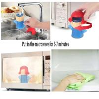 Limpiador De Microondas Para Mujeres Angry Mama Diseño Creativo De Spray Ecológico Para Agua De Vinagre Acessorios De Cocina Y Oficina - details 4