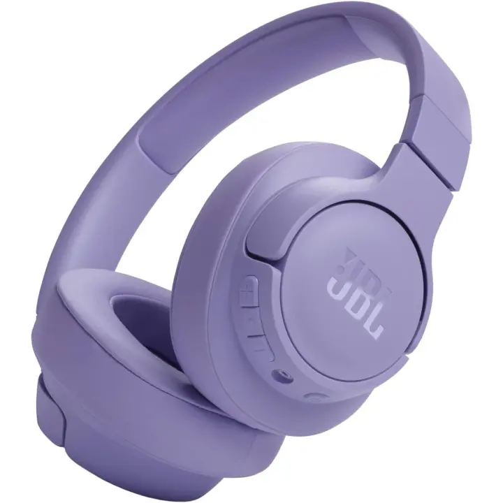 JBL Tune 720BT, Auriculares inalámbricos por Bluetooth, 76 horas de reproducción con Pure Bass, plegables, blanco, negro - 1