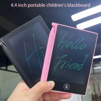 Tablero De Dibujo Electrónico Portátil Para Niños 4.4 Pulgadas Pizarra De Arena Monocromática Juguete De Graffiti De Plástico Sin Pinturas - details 1