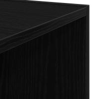 Gabinete Esquinero vidaXL Negro Roble 33x33x164,5 cm Madera - details 6