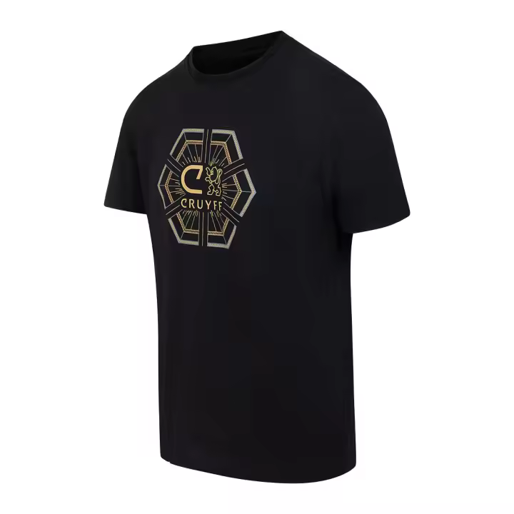 Cruyff Camiseta Hombre Modelo C-Lion Geo CA251055-960 Black/Gold. - 1