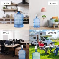 Bomba de Agua Eléctrica portátil con Carga USB, dispensador de Agua de 5 galones para Cocina, Hogar, Oficina y Camping (Blanco) - details 2