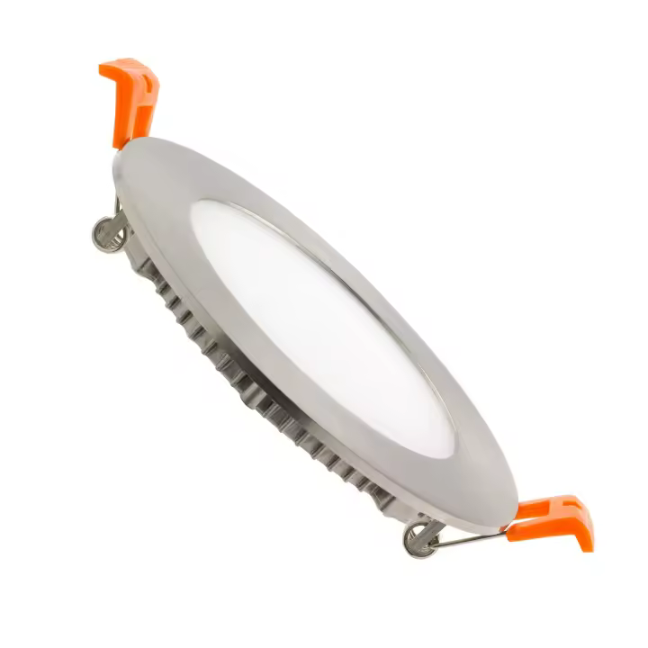 Ledkia Placa LED 6W Circular SuperSlim Silver Corte Ø 110 mm - 1