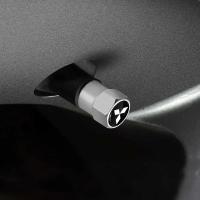 Nueva Tapa De Válvula De Neumático 4pcs Para Coche Cubierta Hexagonal Antipolvo Para Mitsubishi Asx Lancer Outlander Pajero Ralliart Accesorios De Estilo De Coche - details 4