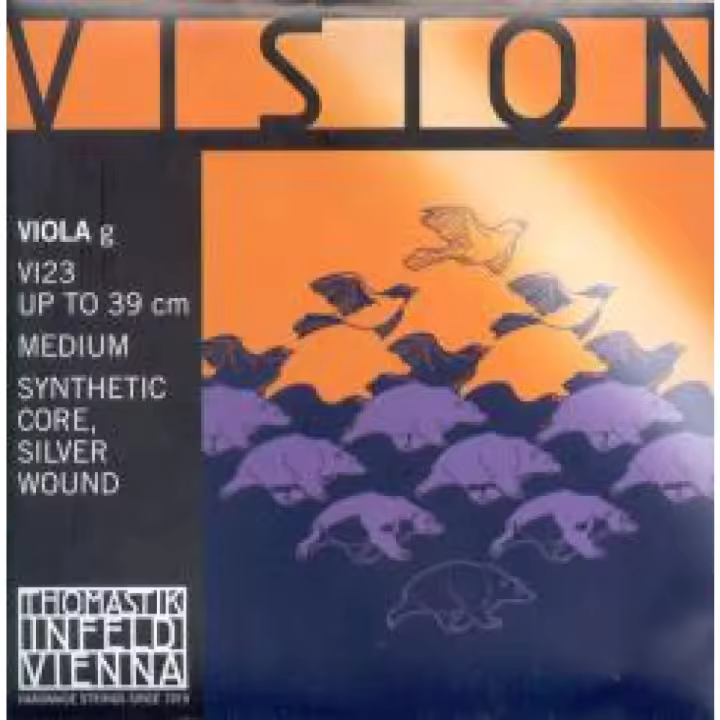 CUERDA VIOLA-Thomastik (Vision/VI23) (Sintetica/Entorchado Plata) 3ª Medium Viola 4/4 - 1