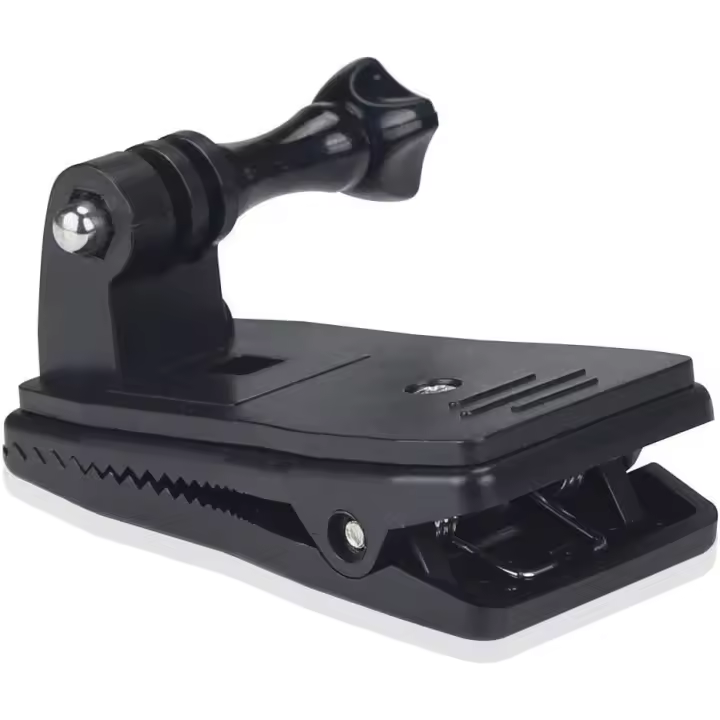 FGNS Pinza de Sujeción Giratoria 360º, Soporte de Clip Mochila rotacional rápida Pinza de Montaje para GoPro Hero,Session, Xiaomi YI, SJCAM, AKASO, Campark, Apeman, Crosstour, etc otro cámaras de acción mas - 1