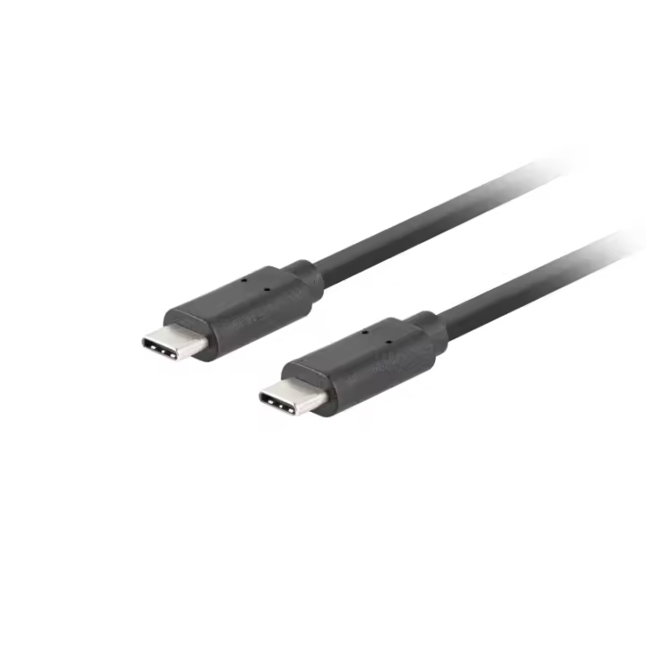 Lanberg - CA-CMCM-32CU-0010-BK cable USB 1 m USB 3.2 Gen 2 (3.1 Gen 2) USB C Negro CA-CMCM-32CU-0010-BK - 1