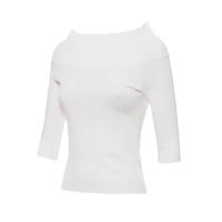 GUESS — Cod. W1GR0O  Jersey, mujer, cuello barco, tres cuartos mangas, solo color, con logo - details 1