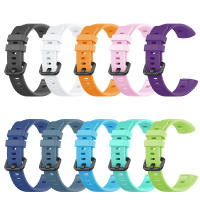 Correa De Pulsera Inteligente De Silicona Para Huawei Band 3 / Band 3 pro / Band 4 pro Correa De Muñeca Unisex De 21cm Con Hebilla Metálica - details 5