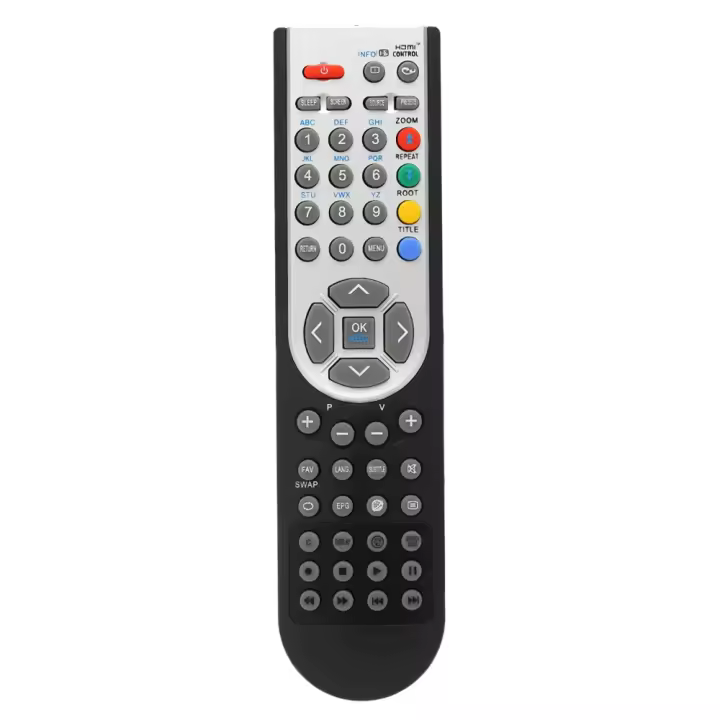 CABLEPELADO Mando a Distancia Compatible con Oki RC1900 | para Matsui Hitachi JMB Sanyo Bush Alba Mikomi Acoustic Solutions Celcus Digihome Ferguson Finlux Grundig ISIS Luxor Murphy Next Techwood - 1