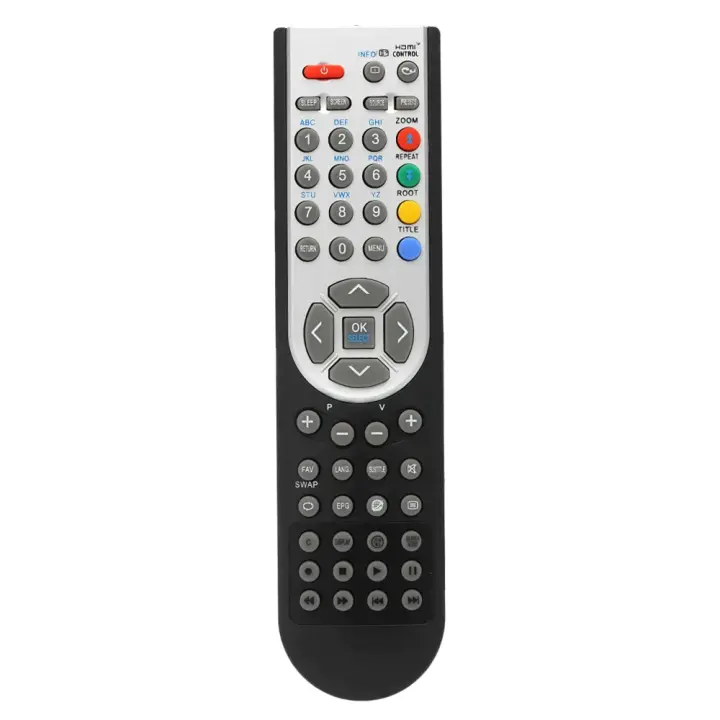 CABLEPELADO Mando a Distancia Compatible con Oki RC1900 | para Matsui Hitachi JMB Sanyo Bush Alba Mikomi Acoustic Solutions Celcus Digihome Ferguson Finlux Grundig ISIS Luxor Murphy Next Techwood - 1