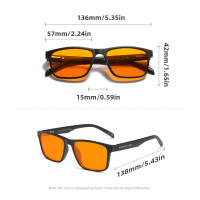 Gafas Anti-Luz Azul KINGSEVEN Para Hombres Y Mujeres Marco Rectangular Clásico Bloqueo De Luz Azul Estudiantes Y Negocios - details 0