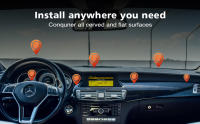 TEMCO Soporte Magnético con Rotación 360°, Enganche de los moviles para Automoviles con Iman, sujecion de telefono con Adhesivo para Salpicadero de coche, Aluminio pegado en salpicadero para sujetar movil Huawei, Samsung, Xiaomi, Iphone, Oppo - details 1