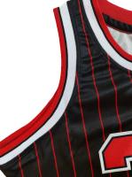 Camiseta De Baloncesto Sin Mangas Para Hombres Clásica Con Bordado De Rayas Estilo Chicago#23 Transpirable Y Moderna Para Entrenamiento Y Competencia - details 4