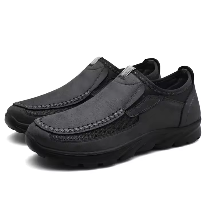 Zapatos De Cuero Para Hombre Casual Transpirables Mocasines Loafers Slip on Talla Grande 39-48 Zapatos De Conducción Moda Primavera/Otoño - 1