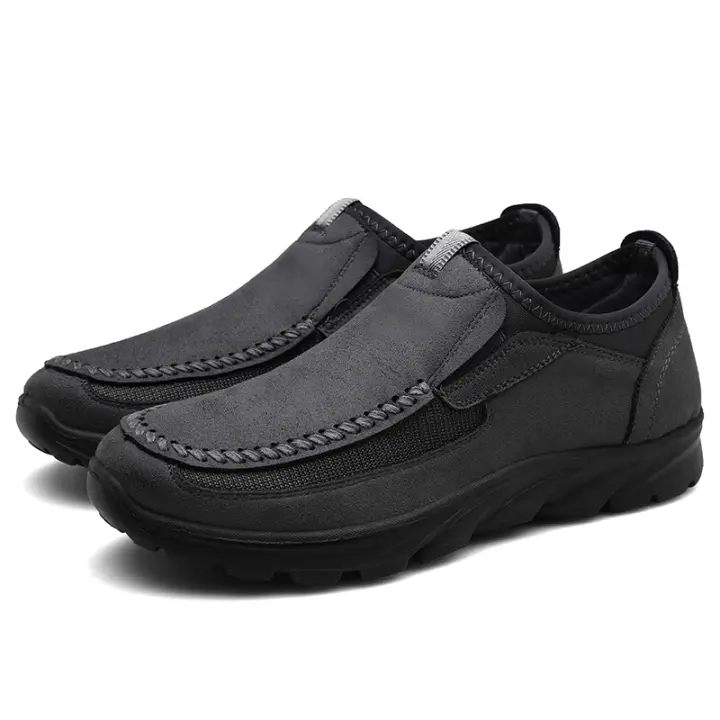 Zapatos De Cuero Para Hombre Casual Transpirables Mocasines Loafers Slip on Talla Grande 39-48 Zapatos De Conducción Moda Primavera/Otoño - 1