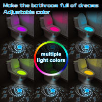 Luces Nocturnas RGB Con Sensor De Movimiento Para Inodoro LED Inteligente Impermeable USB Mini Luz De Color Para Decoración De Baño - details 16