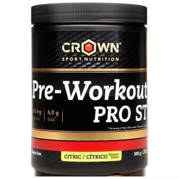 Crown Pre Workout Pro St Sabor Citrico 300G - 1