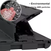 Inodoro Portátil plegable para Camping y Emergencias - Plástico Duro-ligero y fácil de Limpiar - details 5