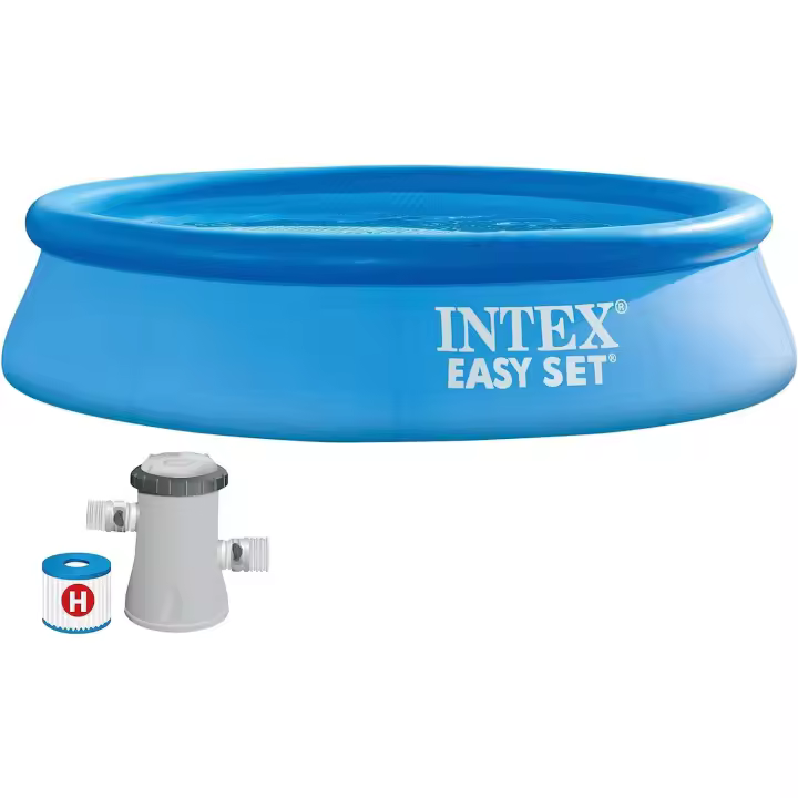Intex 28118NP - Piscina hinchable 305x61cm, 3.077 litros, Con depuradora cartucho, 1.250 litros/hora, filtro cartucho tipo H - 1