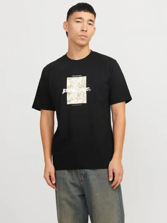 Camiseta Otarmac Negra de Jack&Jones - 1