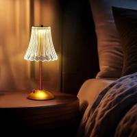 Lámpara De Mesa Inalámbrica Recargable Con 3 Modos De Color LED Táctil Portátil Para Dormitorio Sala De Estar Restaurante Exterior - details 5