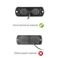 Luz De Advertencia Estroboscópica LED Para Coche Camión Remolque 1/2Pcs 4LED Luz De Emergencia Intermitente Universal Para Automóviles Y Motocicletas - details 5