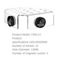 Soporte Magnético Para Coral De Acuario De Acrílico Marine Sources Para Vidrio De 15mm Con Agujeros Para Almacenamiento Y Plugs - details 5