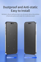 Vokamo Protector de Pantalla de Vidrio Templado 0,25mm Anti Espia 28º para iPhone 14, iPhone 14 Plus, iPhone 14 Pro, iPhone 14 Pro Max Completo Oscuro y Anti Huellas - details 13