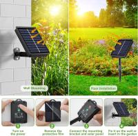 Guirnalda Luces Exterior Solar-3x10M 100 LED Guirnaldas Luces Solares Exterior IP65 Impermeable Blanco Cálido 8 Modos Solares LED Interior Jardin Terraza Bodas Fiesta Festivales [Clase de eficiencia energética G] - details 6