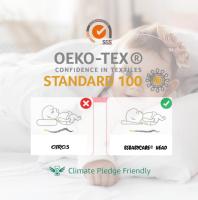BSBABYCARE® Almohada para Bebés para Prevenir y Tratar Plagiocefalia - Viscofiber Memory - Anti ácaros - Seguridad Bebé - details 0